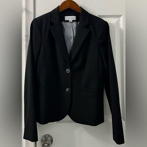 Calvin Klein Black Blazer with Silver Buttons